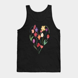 Flower Heart Tank Top